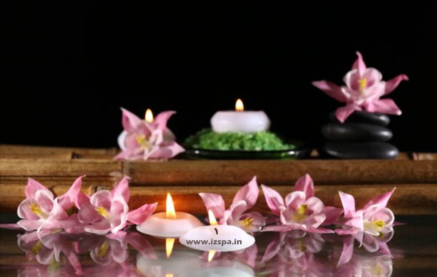 A peaceful massage room